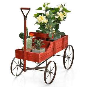 Garden Cart Planter, Wheelbarrow for Garden Decor