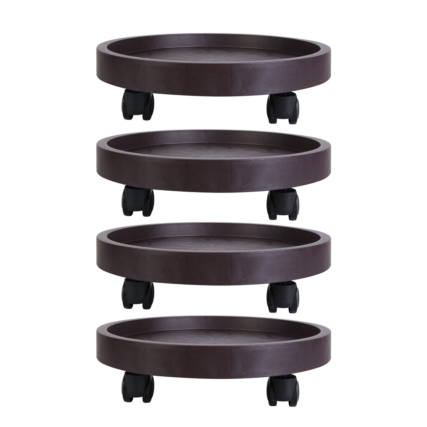 4Pcs Rolling Plant Stand
