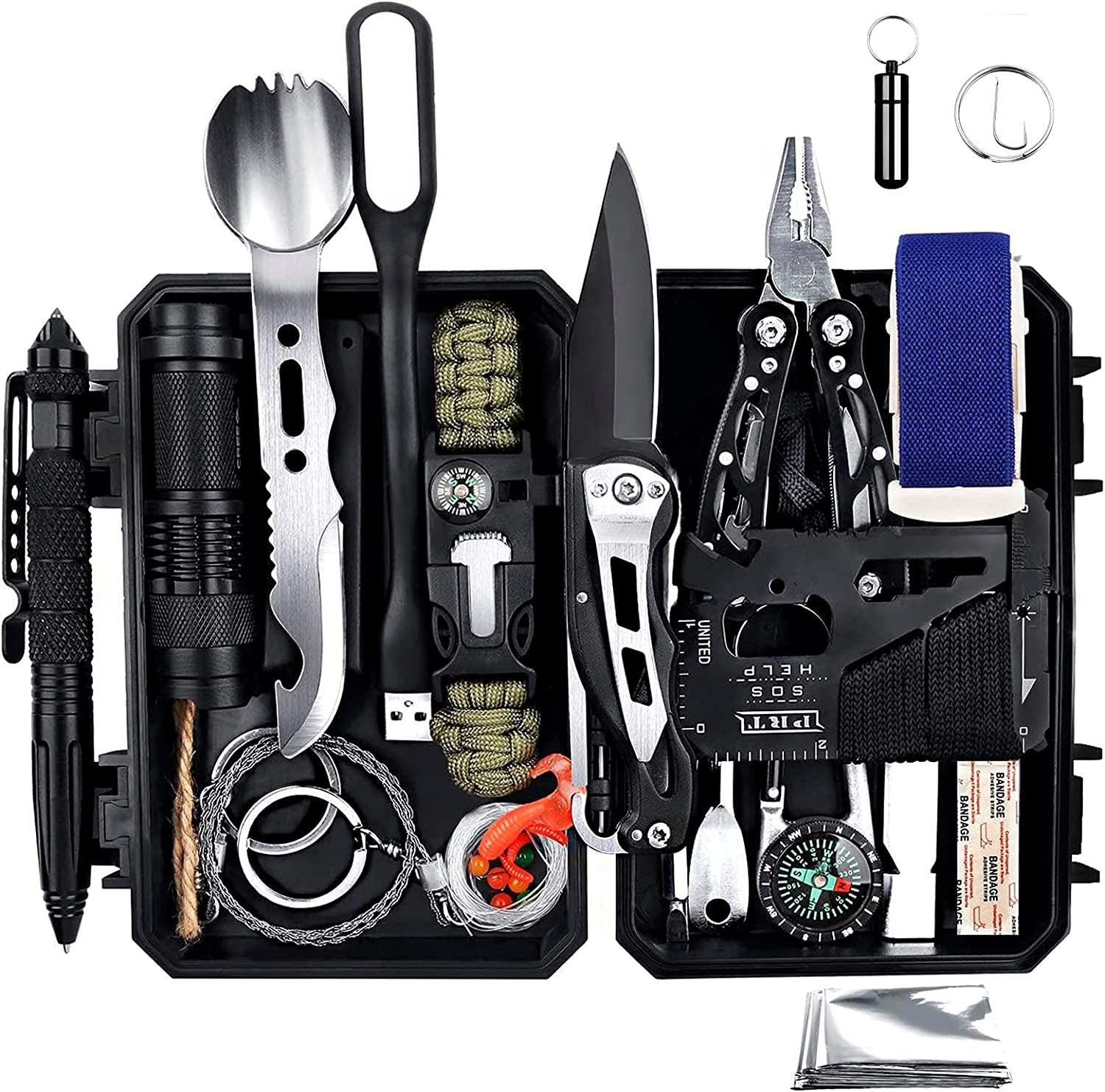 Survival Equipment Kit, Gift for Him