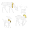 Load image into Gallery viewer, 3 Sets of Christmas Deer Decor for Outdoor or Indoor
