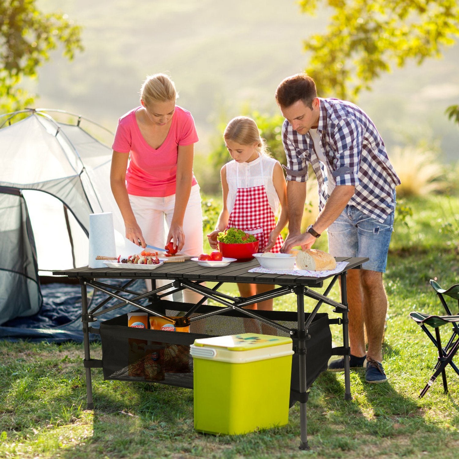 Portable and Foldable Table, Outdoor Garden Table