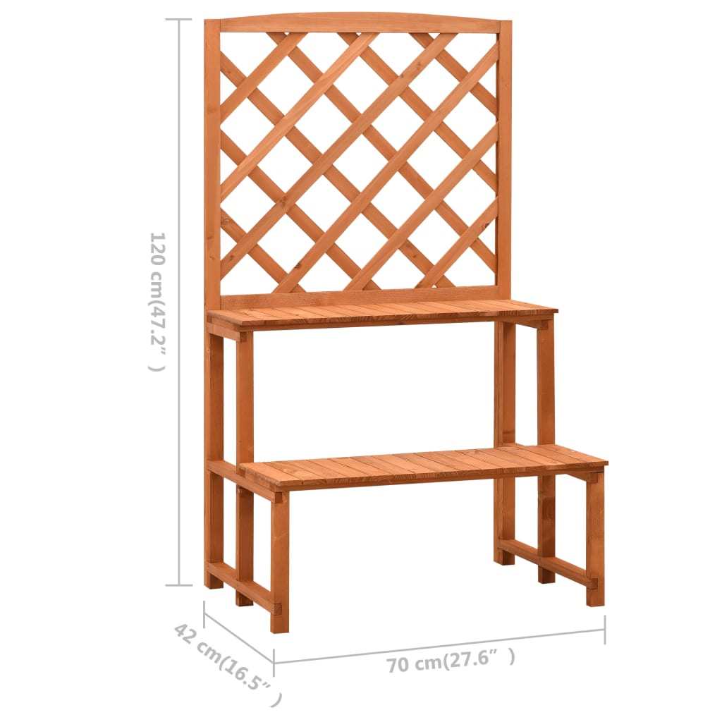 Plant Stand with Trellis, Outdoor Trellis Planters