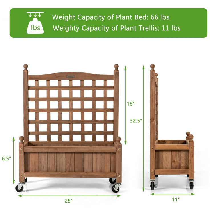 Planter Box with Trellis